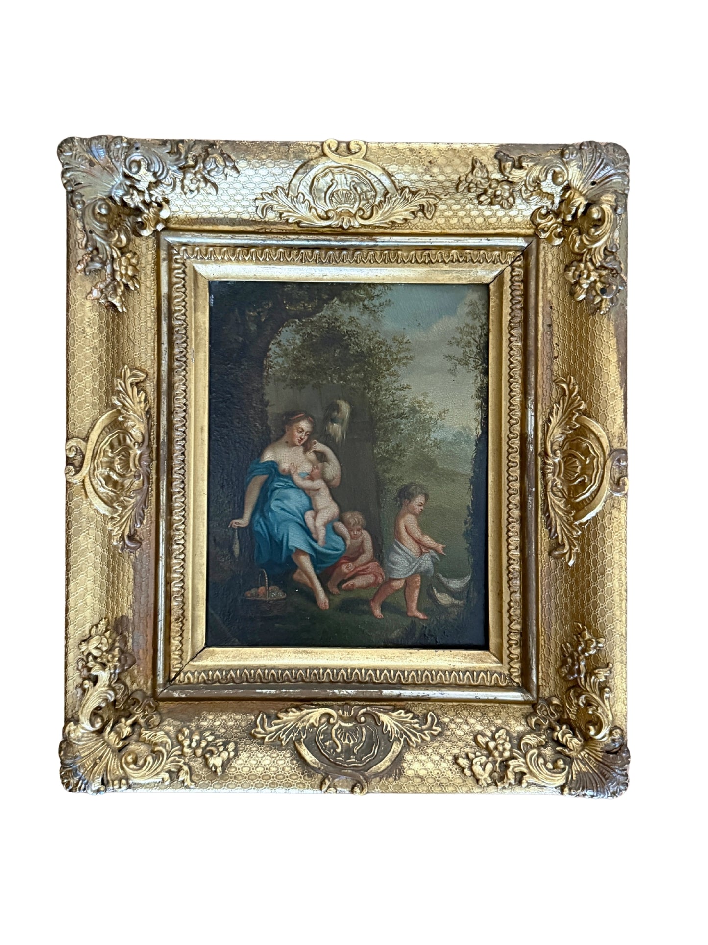 Pair of Mythological Cabinet Paintings on copper