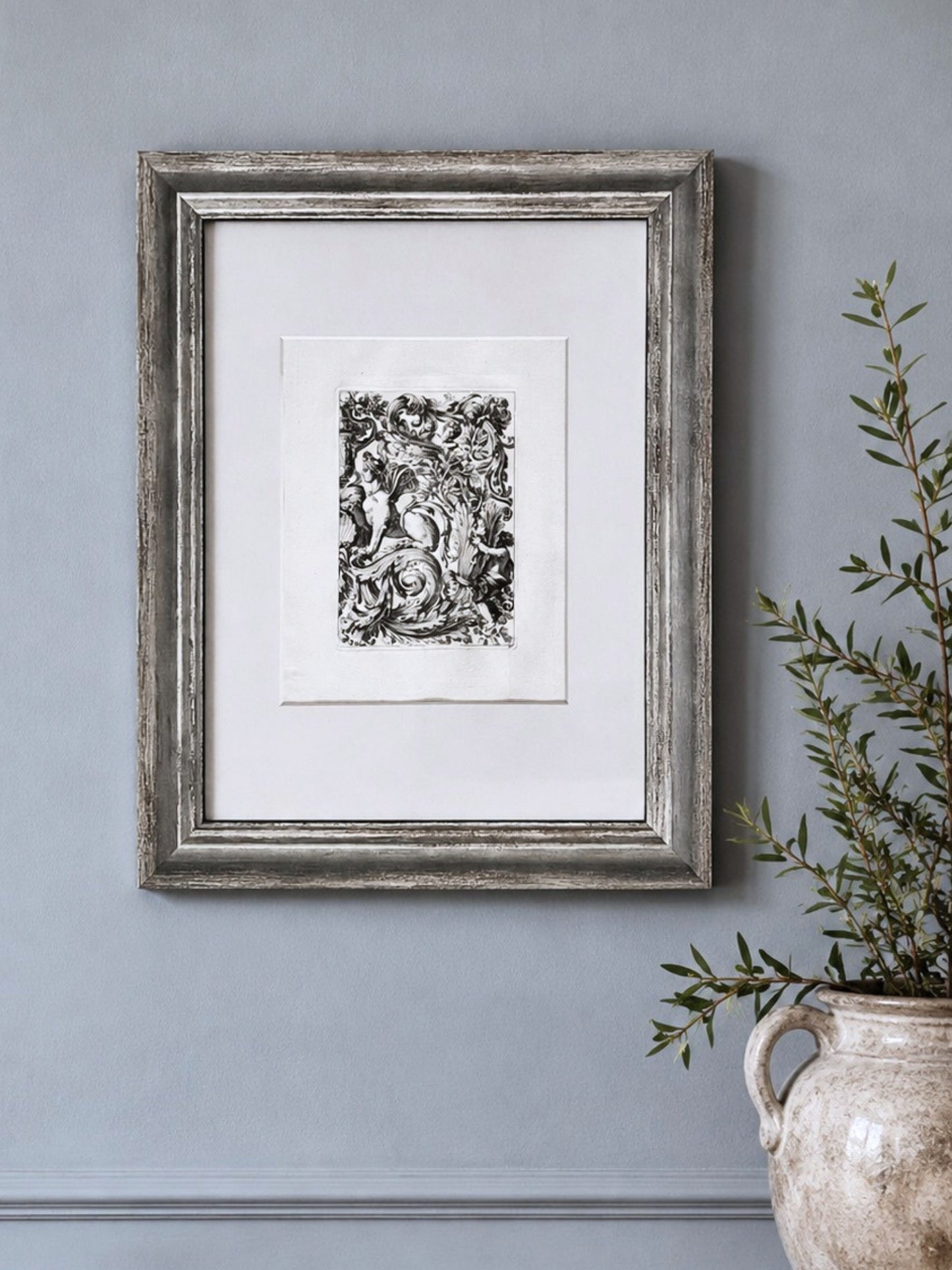 Original French Renaissance Architectural Engraving