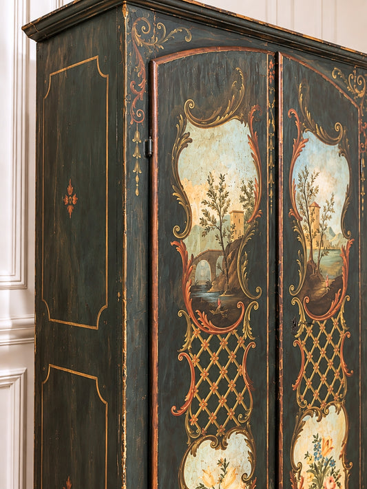 Hand-Painted Cabinet Southern Germany, circa 1800–1820