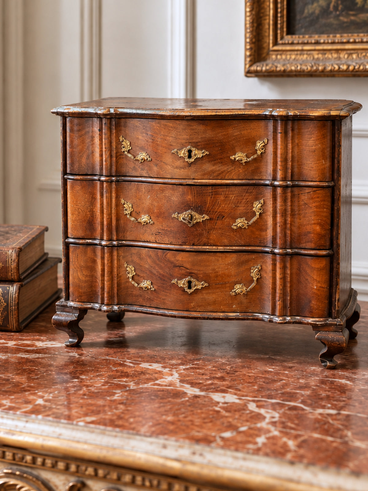 Exceptional French Miniature Louis XV Commode