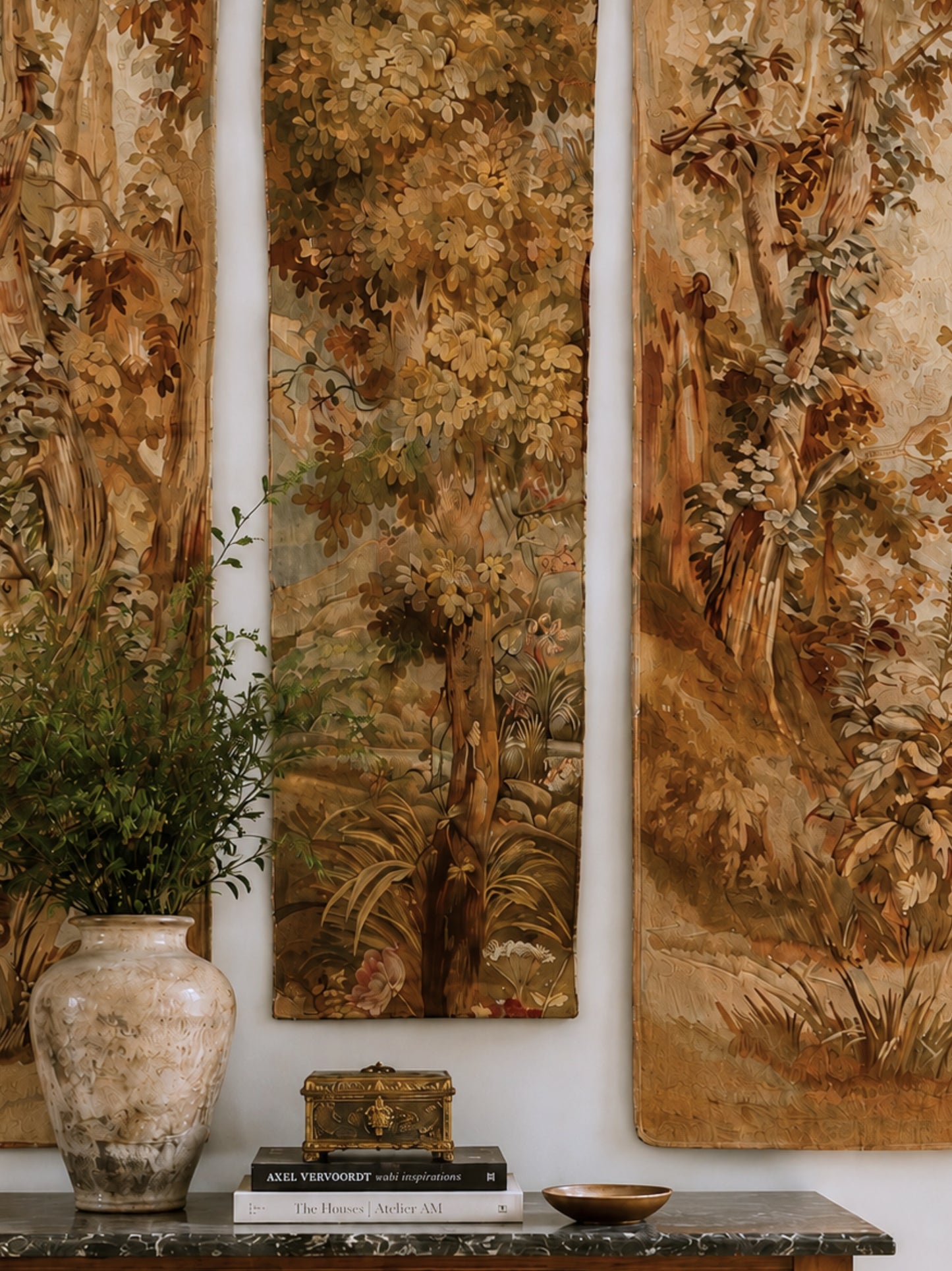 Original 18th Century Aubusson Verdure Tapestry France