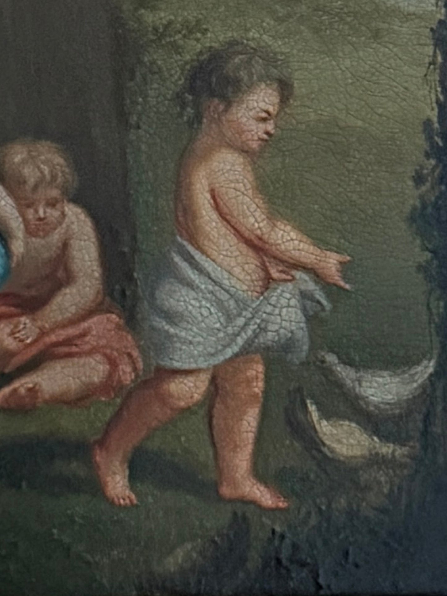 Pair of Mythological Cabinet Paintings on copper