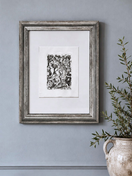 Original French Renaissance Architectural Engraving