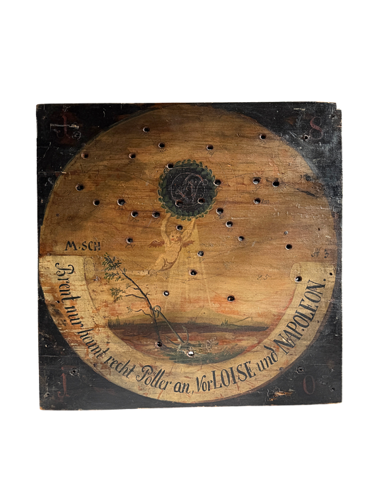 Antique shooting target from Germany dated 1810