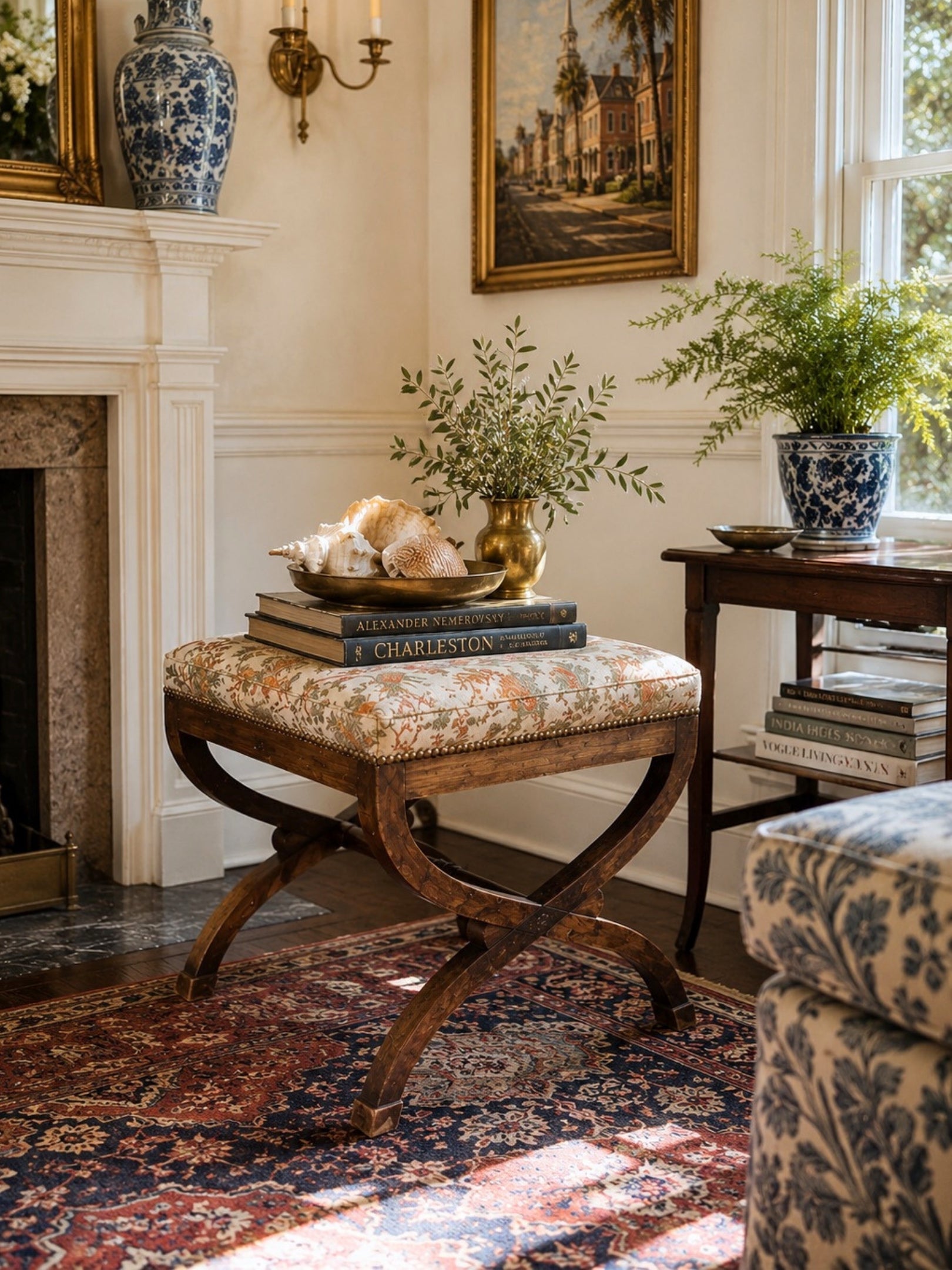 French Louis Philippe Style Curule Seat